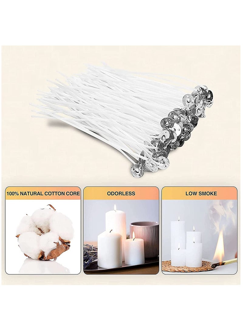SOLARAE 150 Cotton Candle Wicks - 10cm/15cm/20cm Low Smoke Natural Wicks for Candle Making and DIY Projects, Perfect for Crafting Beautiful Candles. - Image 3