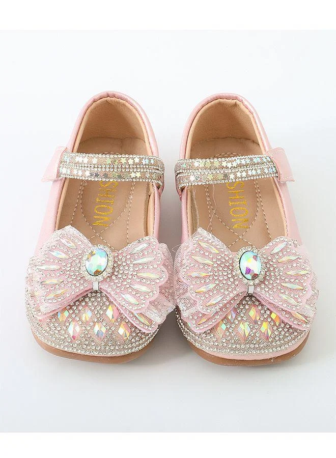 Mark & Mia Mark & Mia Butterfly Embellished Party Shoes - Pink