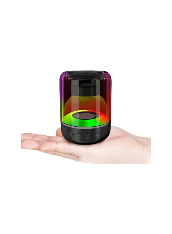 أريفا مصباح مكبر صوت قرآن مصغر، غلاف شفاف ثلاثي الأبعاد مع ضوء موجي مائي، بلوتوث 5.0، صوت محيطي عالي الدقة 360° مع قاعدة، تحكم عبر التطبيق/التحكم عن بُعد، 18 قارئًا و15 لغة، هدية مثالية للمسلمين. - Image 2