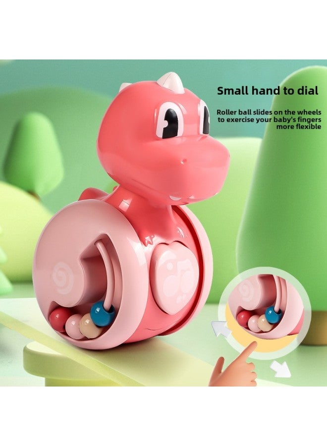 Baby Toy Tumbleweed Deer Dinosaur Sound Making Sliding Cute 0-2 Years Old Toddler Plaything Non Toxic Plastic Crawling Grasping-Color:B65 Dinosaur Sliding Tumbler  - Image 2