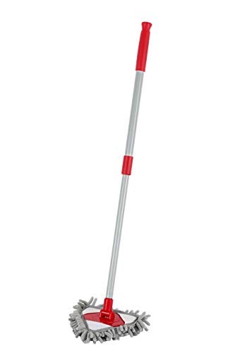 Xifando Mini Housekeeping Cleaning Microfiber Chenille Extension-Type Mop, Little Helper's Dust Mop,Toddler Pretend Playing Cleaning Mop - Image 5