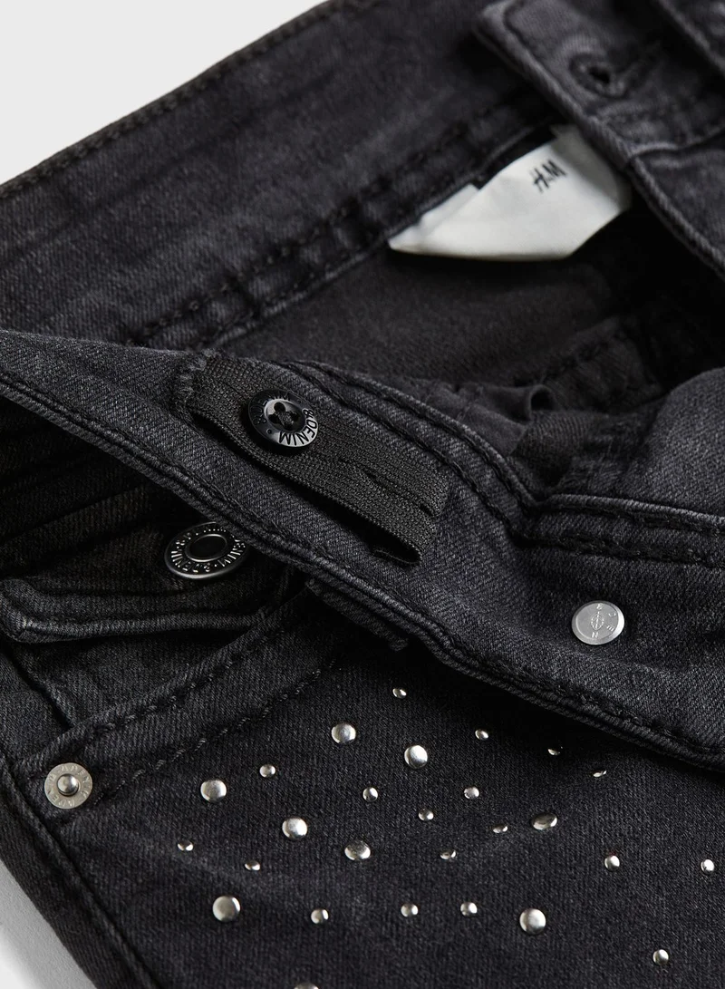 اتش اند ام Youth Mid Wash Flared Leg Jeans