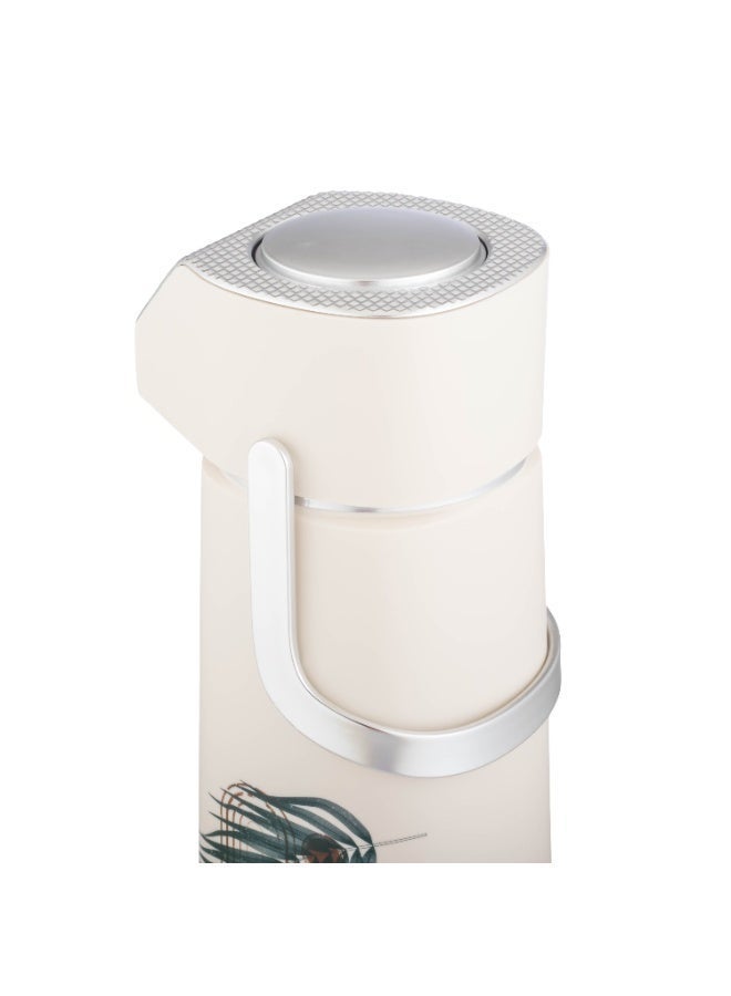 REFAN 🫖 Rivan 1L Pressure Thermos – Creamy Color with a Modern Design ✨ - Image 3