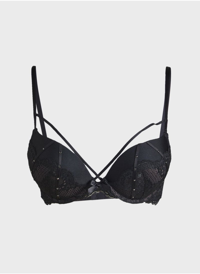 hunkemoller - Plunge Neck Cut Out Bra - Image 1