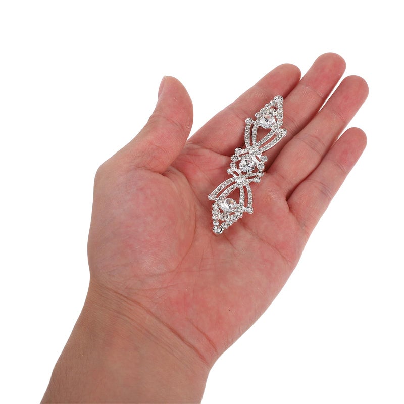 Vintage Rhinestone Hook Eye Buttons 3pcs for Coat Cardigan Closure Traditional Chinese Style - Image 5