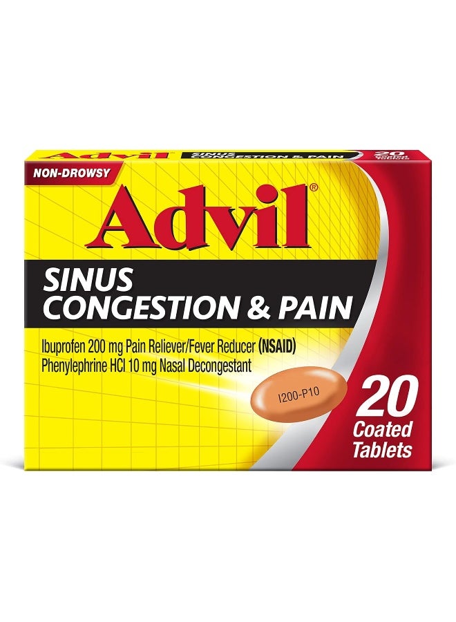 Advil Sinus Tabs (Congestion/Pain) - Image 1