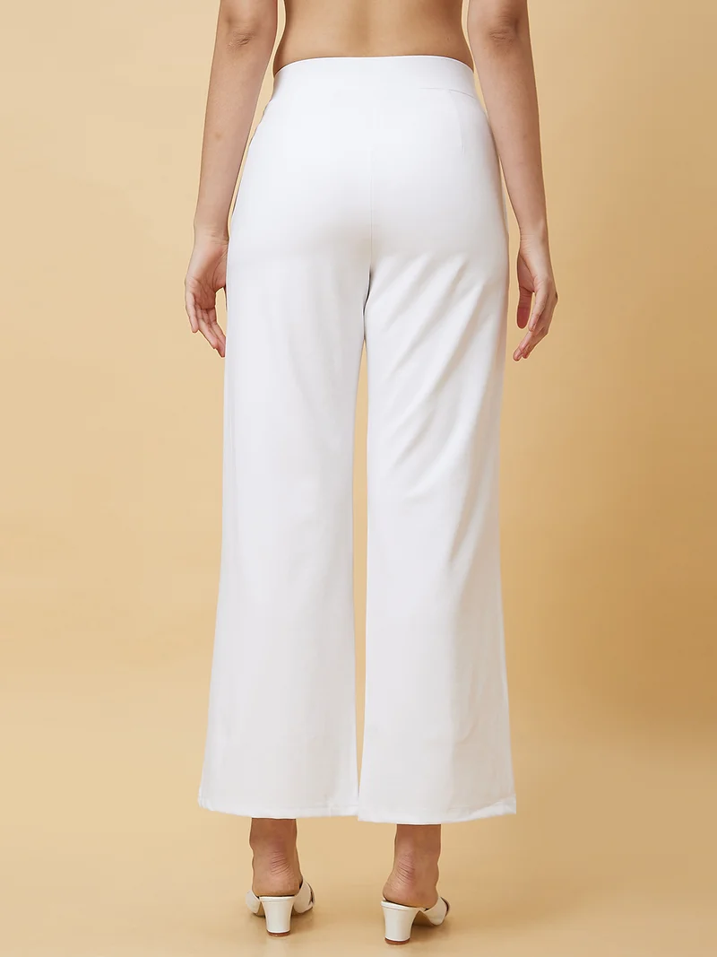 globus Globus Women Loose Fit High-Rise Pleated Workwear Trousers