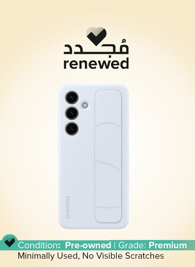 Samsung Renewed - Galaxy S24 Standing Grip Case In Light Blue - Image 1