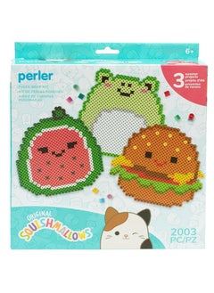 Perler Perler 80-57135 Squishmallows Fused Bead Activity Kit with 3 Summer Projects, Multicolor, 2003 Pieces  - Image 1