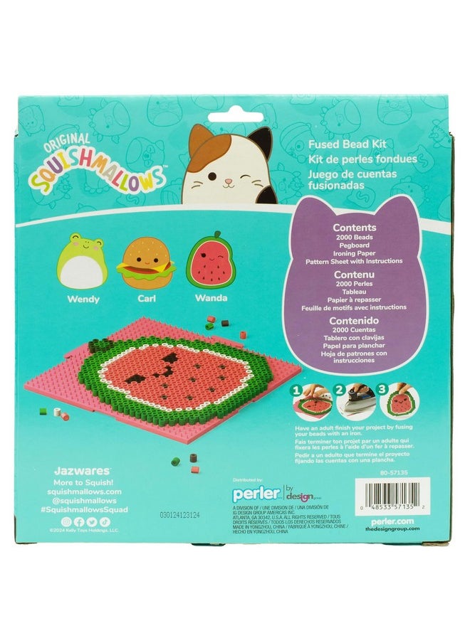 Perler - Perler 80-57135 Squishmallows Fused Bead Activity Kit with 3 Summer Projects, Multicolor, 2003 Pieces - Image 1