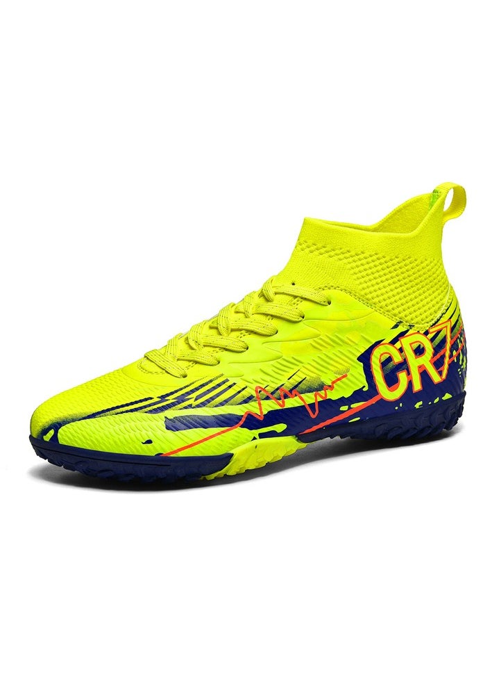 Generic Men Kids Fashion Soccer Shoes Cleats Team Sports Training TF/FG Turf Firm Comfort High-top Football Shoes Outdoor  - Image 1
