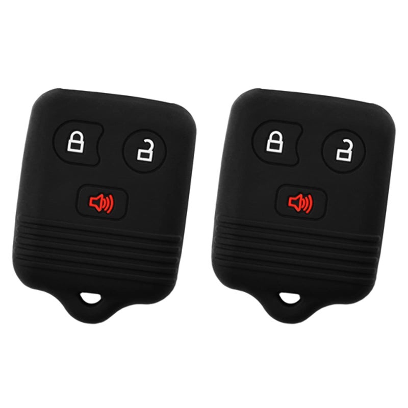 KeylessOption 2 Key Fob Keyless Entry Remote Cover Protector for Ford Lincoln Mercury Mazda CWTWB1U345 - Image 3