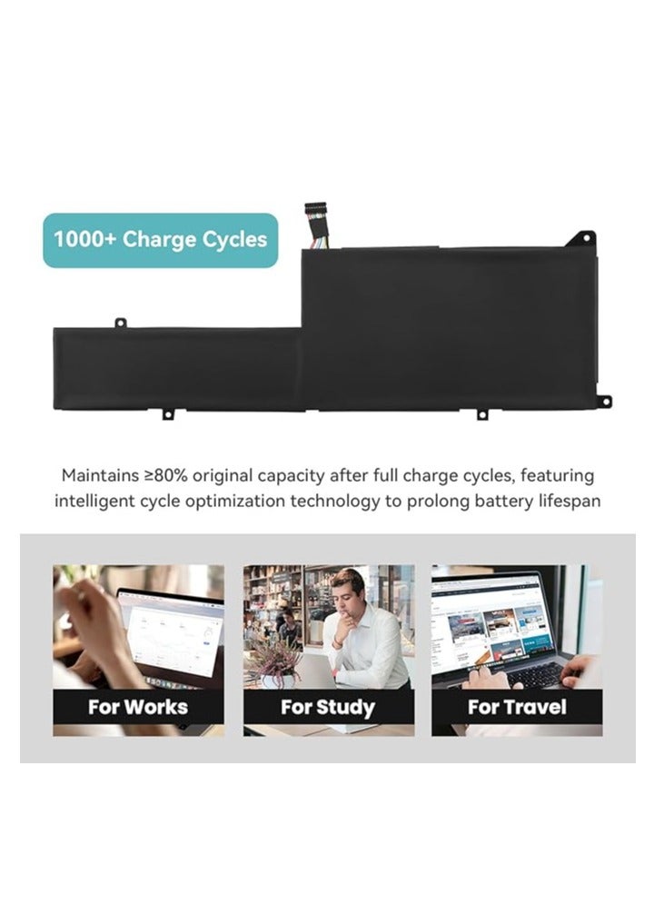 Terabyte Replacement 52.5Wh L21C3PE0 L21L3PE0 L21M3PE0 Laptop Battery for Le-novo IdeaPad Flex 5 14ALC7 14IAU7 14IRU8 14ABR8, Flex 5 16ALC7 16IAU7 16IRU8 16ABR8 LSeries 21M3PE1 L21B3PE0 L21D3PE0 5B11F38034 - Image 5