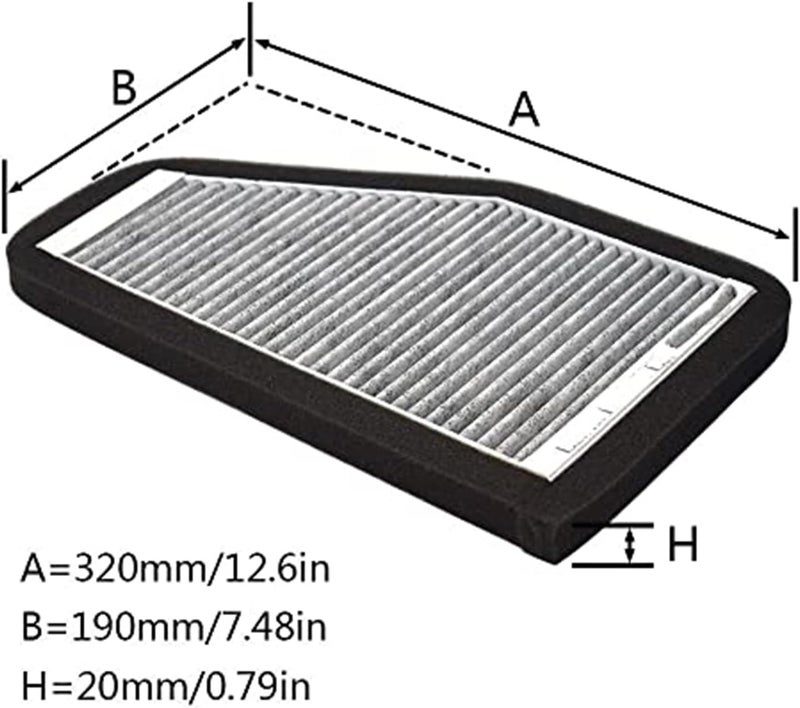 Wivplex Activated Carbon Cabin Air Filter for Ford and Mazda - Image 3