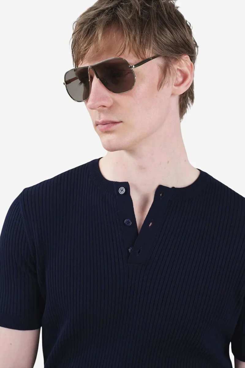 GIESTO Men's Slim Fit Button T-Shirt