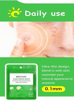 Breylee 22 Piece Invisible Acne Treatment Pimple Patch Set Clear Daily Use  - Image 3