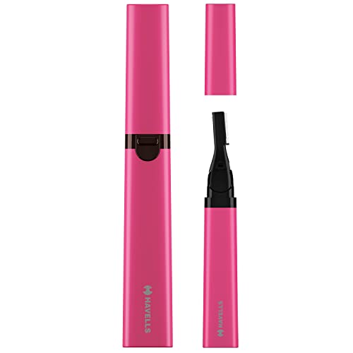 Havells Women Fd5006 Corded Electric Trimmer, Easy And Smooth Hair Removal, Ideal For Upper Lip, Side Burns And Precise Shaping Of Eyebrows (Pink) - Image 1