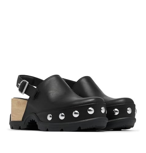Sorel Womens Roamn Clog RVT BlackBlack 95 - Image 3