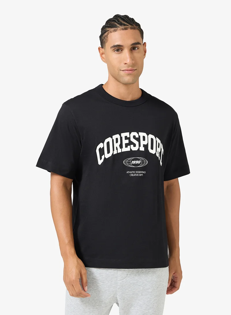 JACK & JONES Graphic Crew Neck Regular Fit T-Shirt