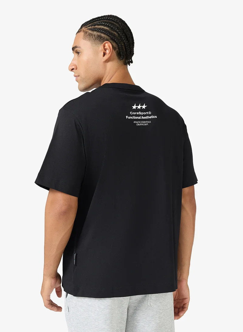 JACK & JONES Graphic Crew Neck Regular Fit T-Shirt