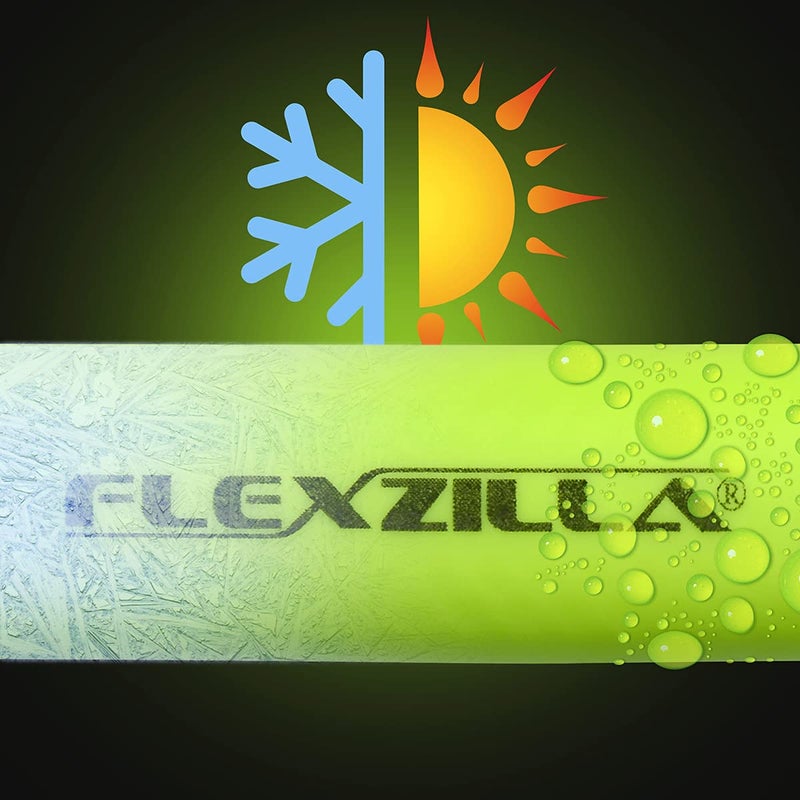 Flexzilla خرطوم هواء فليكسزيلا مع موصل ومقبس صناعي من نوع D، 1/4 بوصة × 50 قدم، ثقيل الوزن، خفيف، هجين، زيلاغرين - HFZ1450YW2-D - Image 5