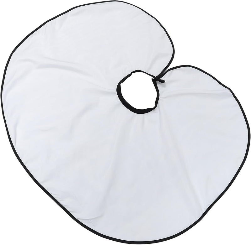 Homoyoyo Hairdressing Shawl White Haircut Cape Salon Hair Styling Shawl Barber Cape for Professional Hair Dyeing and Beauty Treatment Use - Image 1