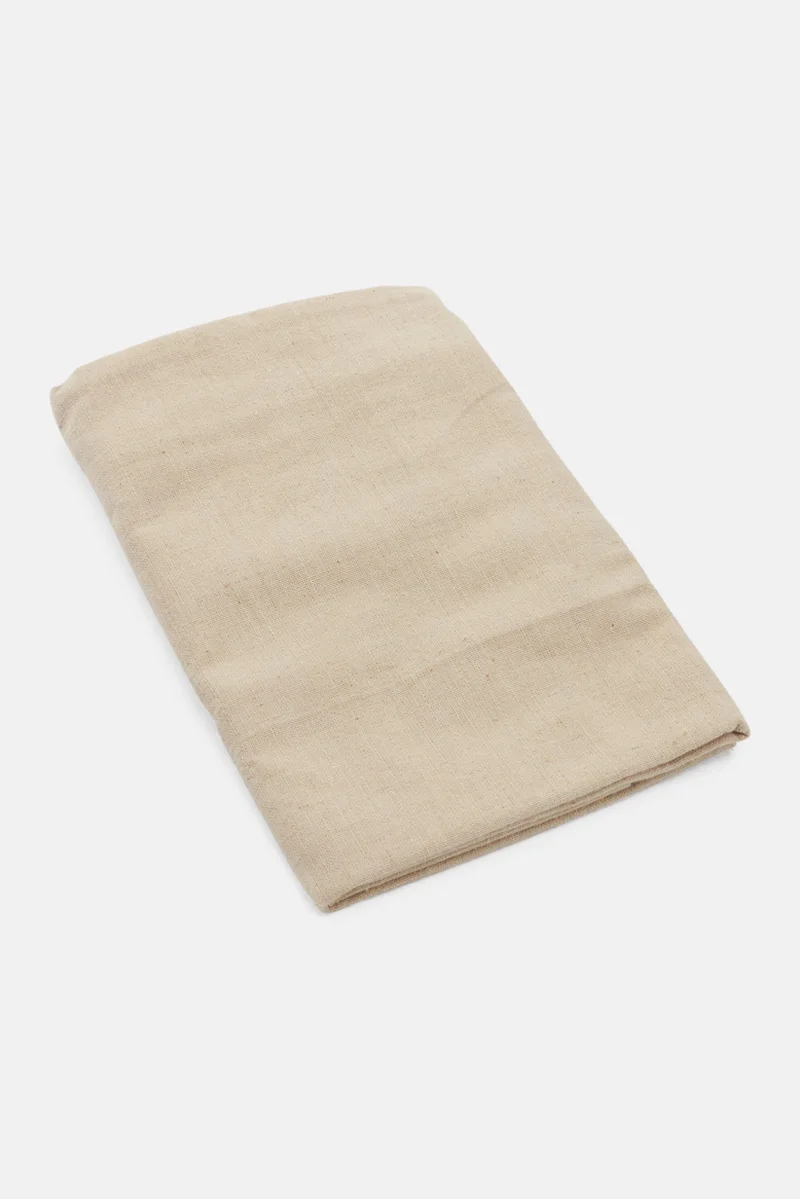 Muy Mucho  Textured Cushion Cover 60 x 60 cm, Beige  | Best Price UAE