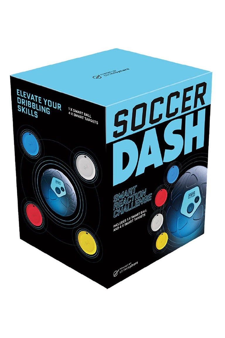 جولدن بير Strikesphere Soccer Dash Smart Reaction Challenge – Interactive Soccer Trainer with Smart Ball & 4 Targets – 6 Game Modes, Audio Feedback, Adaptive AI – Indoor/Outdoor Footwork Skills Trainer for Kids Ages 6+ - Image 1