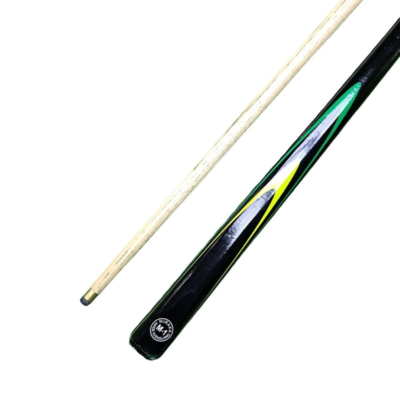 JBB Pool and Snooker Cue Stick, 9mm Half Joint, with Carrying Cue Cover, Black - Image 2