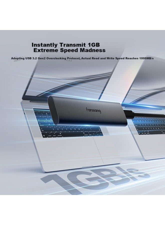 Fanxiang 1tb Portable Solid State Drive Type-c Usb 3.2 High-speed Read 1000mb/s Mobile Direct Connection Laptop External Hard Drive Ps1008 - Image 1