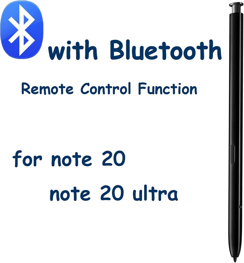 PCTC Note 20 Pen (withBluetooth) Replacement for Samsung Galaxy Note 20 Note 20 Ultra 5G Stylus Pen Note 20 Ultra S Pen (Mystic Black) - Image 2