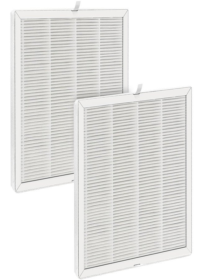 فيتي فلتر فلتر Fette - E-300L Premum True HEPA H13 بديل متوافق مع أجهزة تنقية الهواء MOOKA و MOOKA FAMILY E-300L للغرف المنزلية الكبيرة - عبوة من قطعتين من 3 في 1 عالية الكفاءة. - Image 1