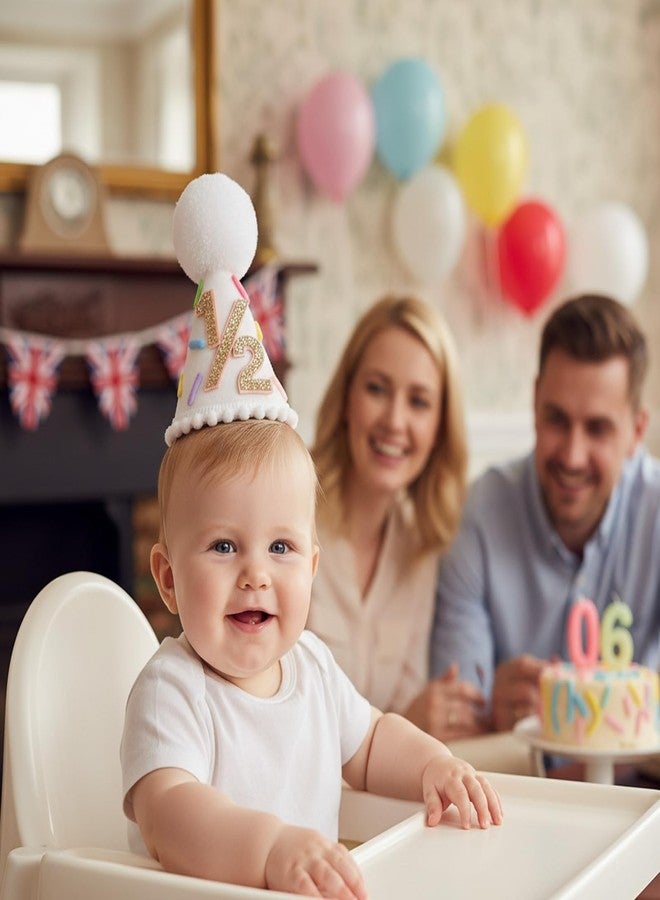 قبعة عيد ميلاد نصف سنوية من CZFSWT، قبعة عيد ميلاد نصف سنوية، زينة عيد ميلاد 6 أشهر مناسبة لتزيين حفلات أعياد الميلاد - Image 4