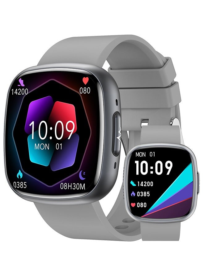 RollsTimi  Men/Women's Bluetooth Smartwatch, 1.75-Inch High-Definition Full-Screen Touch, Support Bluetooth Calls, Exercise Health Sleep Monitoring (Female Menstrual Period Tracking), Multiple Exercise Modes, Multi-Language Mode, RT ET593 - Image 1