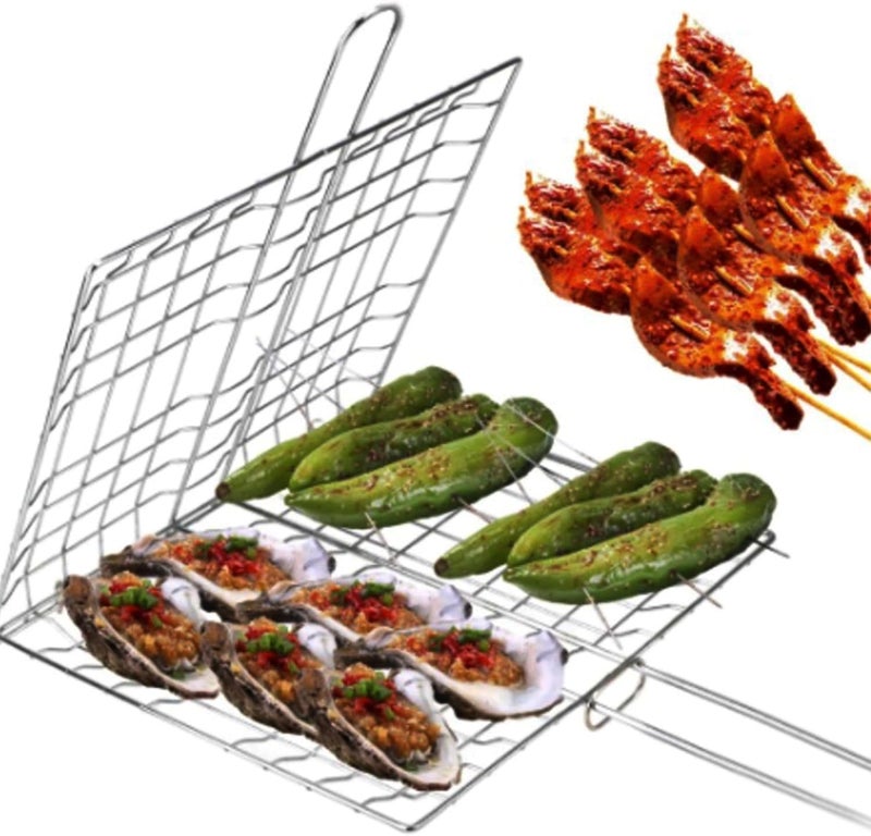 Hot Grill BBQ Floor Mats Portable Barbecue Grill Fireproof Oil Proof Durable BBQ Grill Mesh Mat for Grilling Meat, Vegetables, Cooking, Baking, Grilling and Baking - Image 5