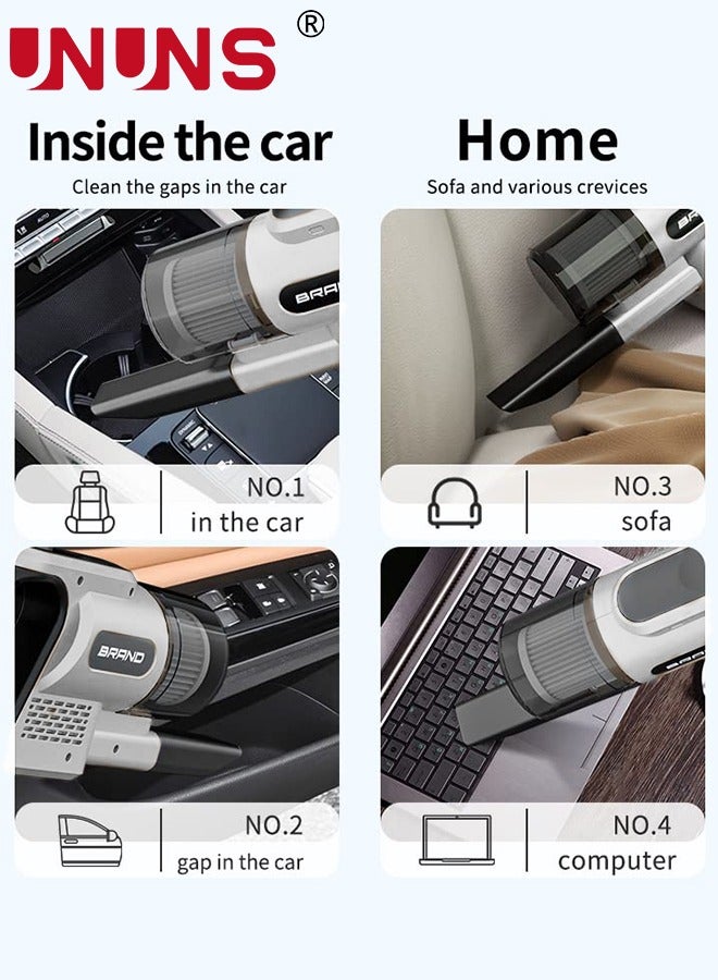 UNUNS Bed UV Vacuum Cleaner, Dust Mite Cleaner 12KPa Handheld Deep Mattress Cleaner High-Frequency Double Beat UV Mattress Vacuum Cleaner, Suitable for Bedding, Sofa, Other Fabric Surfaces - Image 4