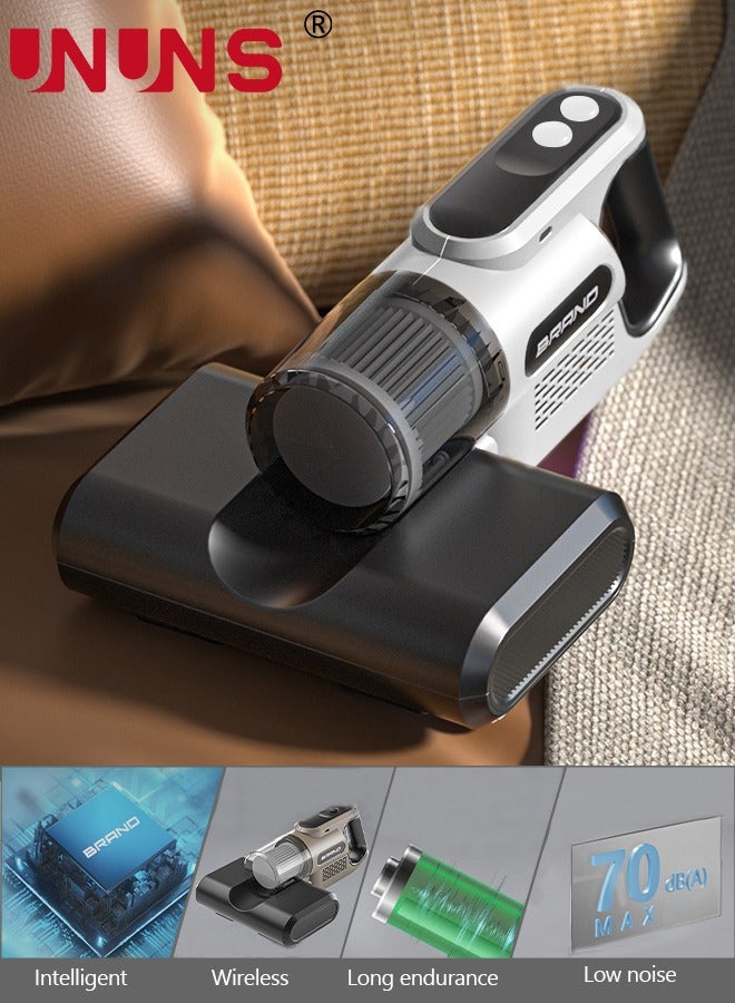 UNUNS Bed UV Vacuum Cleaner, Dust Mite Cleaner 12KPa Handheld Deep Mattress Cleaner High-Frequency Double Beat UV Mattress Vacuum Cleaner, Suitable for Bedding, Sofa, Other Fabric Surfaces - Image 3