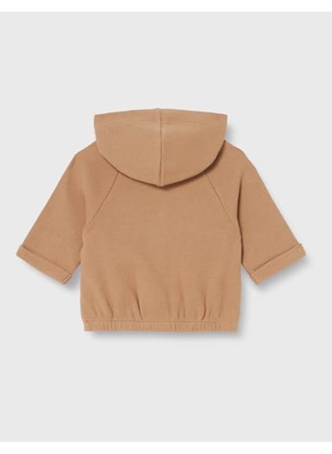 UNITED COLORS OF BENETTON Baby Boys Hoodie Jacket - Tobacco  - Image 2