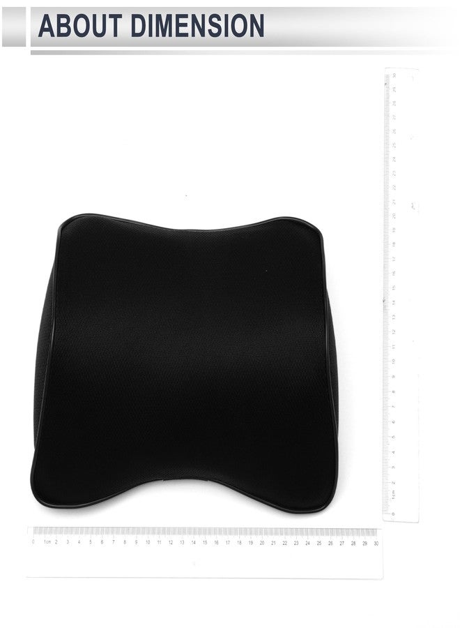 RATCHROLL Car Headrest Pillow Ergonomic Comfortable Neck Support Pillow Car Seat Headrest Polyester, Memory Foam Adjustable Width Black 2 Pcs for Driving Travel - Image 5