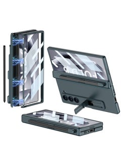 GKK Protective Case Compatible with Samsung Galaxy Z Fold 6 , Hard Polycarbonate All in 1 [S Pen Holder & Magnetic Hinge and Screen Protector and KickStand] S PEN NOT INCLUDED  - Image 1
