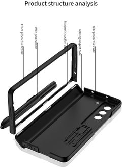 GKK Protective Case Compatible with Samsung Galaxy Z Fold 6 , Hard Polycarbonate All in 1 [S Pen Holder & Magnetic Hinge and Screen Protector and KickStand] S PEN NOT INCLUDED  - Image 5