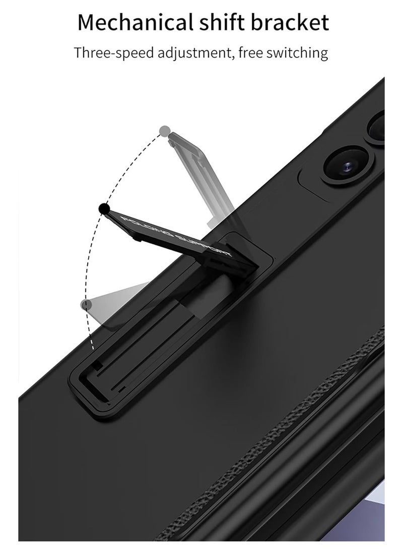 GKK - Protective Case Compatible with Samsung Galaxy Z Fold 6 , Hard Polycarbonate All in 1 [S Pen Holder & Magnetic Hinge and Screen Protector and KickStand] S PEN NOT INCLUDED - Image 1
