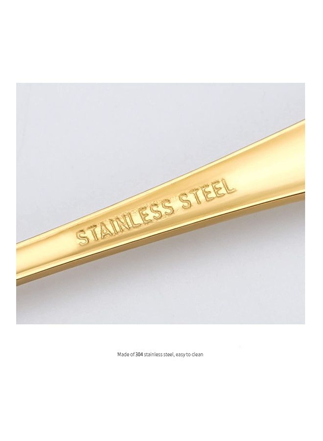 NIBEMINENT 24-Piece Cutlery Set Gold - Image 5