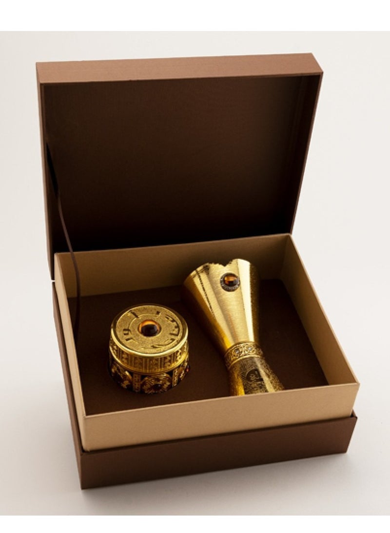 غناتي طقم بخور غناتي ومبخره كبيره - Image 3