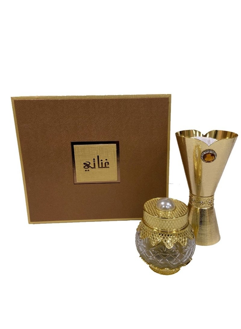 غناتي طقم بخور غناتي ومبخره كبيره - Image 1