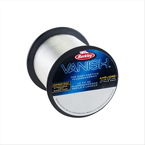 Berkley Vanish Clear 20lb 9kg 350yd 320m Fluorocarbon Fishing Line Suitable for Saltwater and Freshwater Environments - Image 1