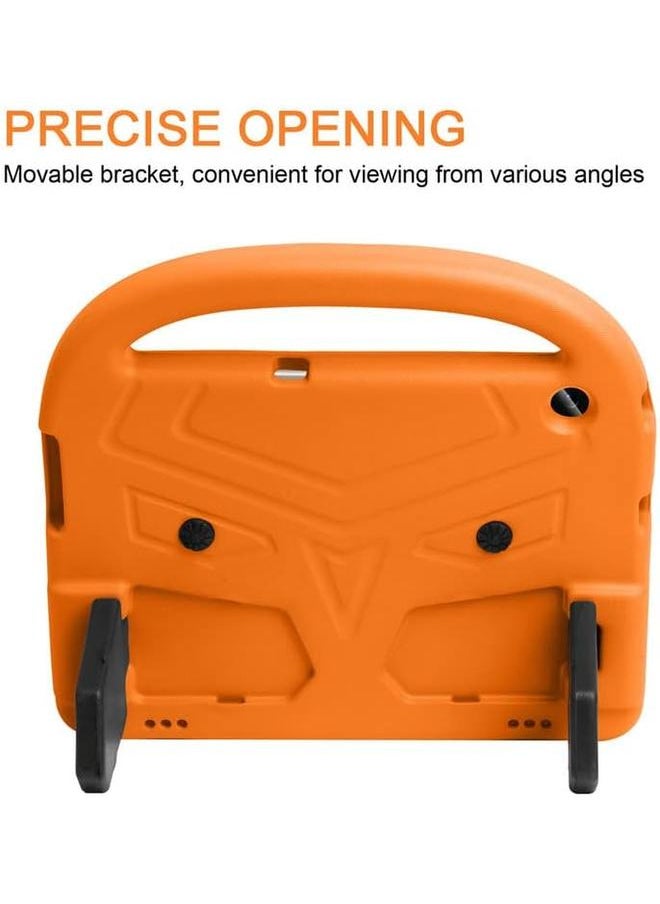 erorex - Tablet Case For Huawei Mediapad T5 10.1 Inch Kids Friendly Handle With Stand Safe Eva Foam Cover Lightweight Shockproof Protective Cover Orange - Image 1