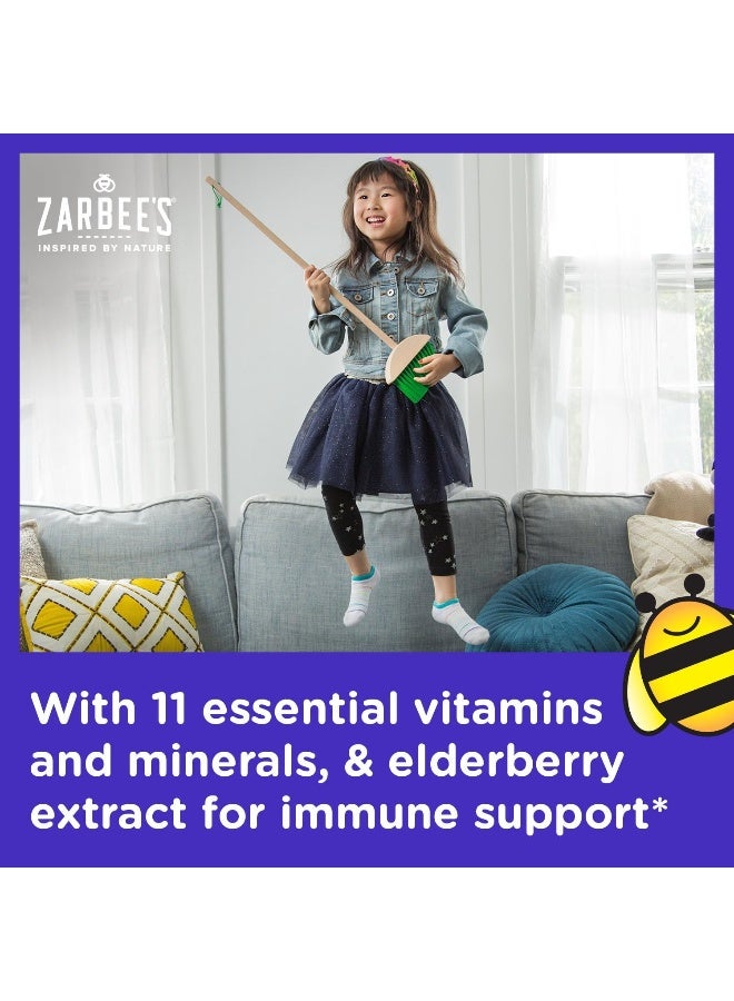 Zarbee's Complete Kids Multivitamin Gummies + Immune Support - Image 4