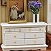 Minamzee 3Pcs 112 Dollhouse Side Cabinet Furniture Set Wooden Miniature Wall Chest Cabinet with Drawers Art Painting Potted Plant Cupboard Doll Accessories for Living RoomKitchen Bedroom - Image 2