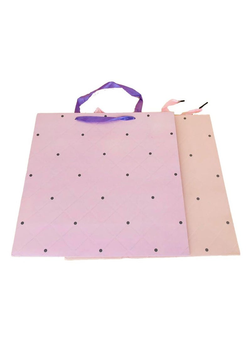 Gift bag dot print mix colour (12 pieces) - Image 2